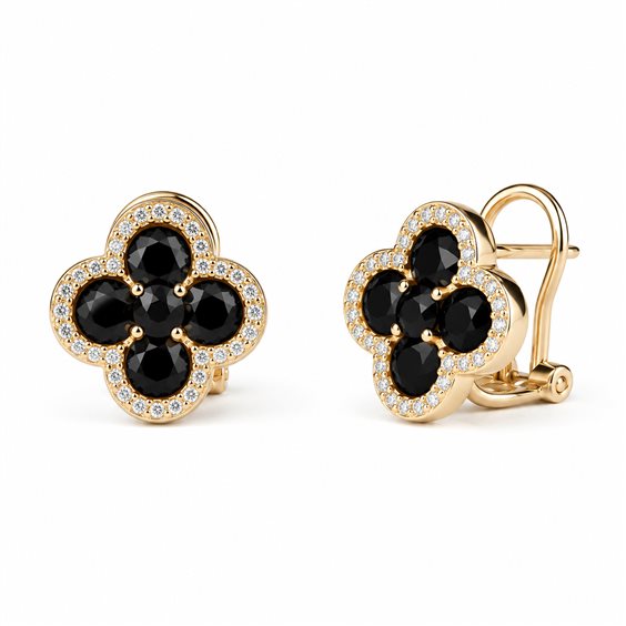 Orecchini Ultima Edizione Donna in Argento OAO7371-NERO-GIALLO - OAO7371-NERO-GIALLO